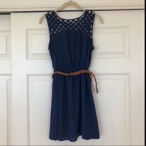 My Michelle: Tank Sleeve Mid Length Dress